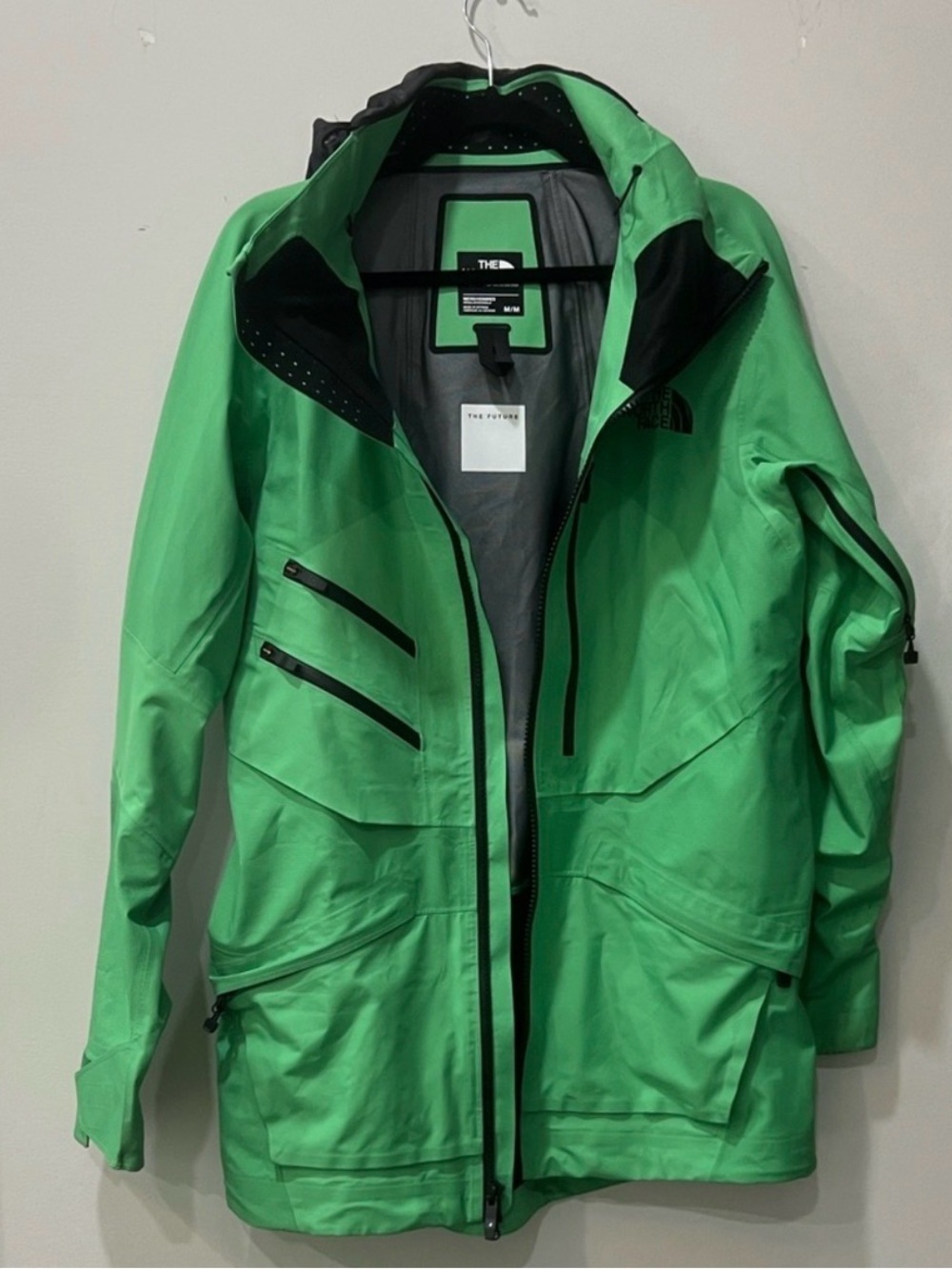 The North Face Men's Bright Green Waterproof Jacket